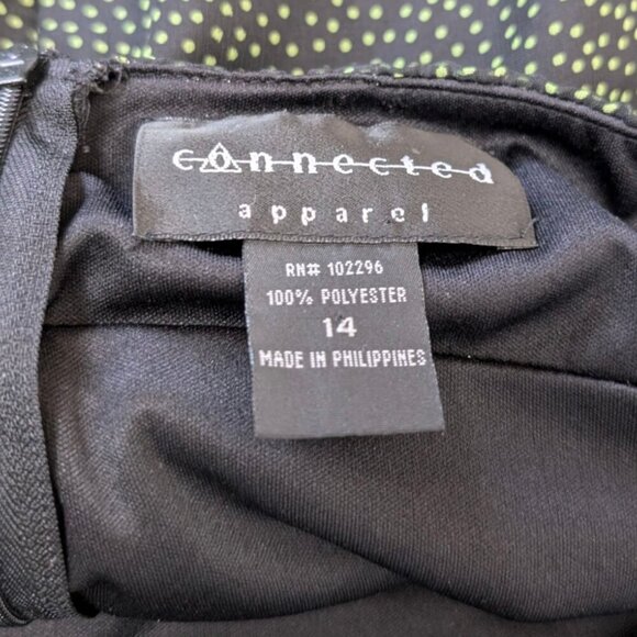 Connected Apparel Black Polka Dot Halter Dress - Picture 8 of 8